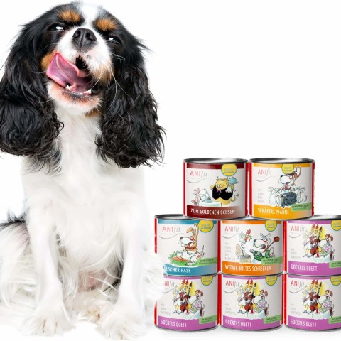 Hund Nassfutter Hunde-Schnupperpaket 200g 1 Set mit verschiedenen Sorten / Flocken / Testpackungen -1- Anifit